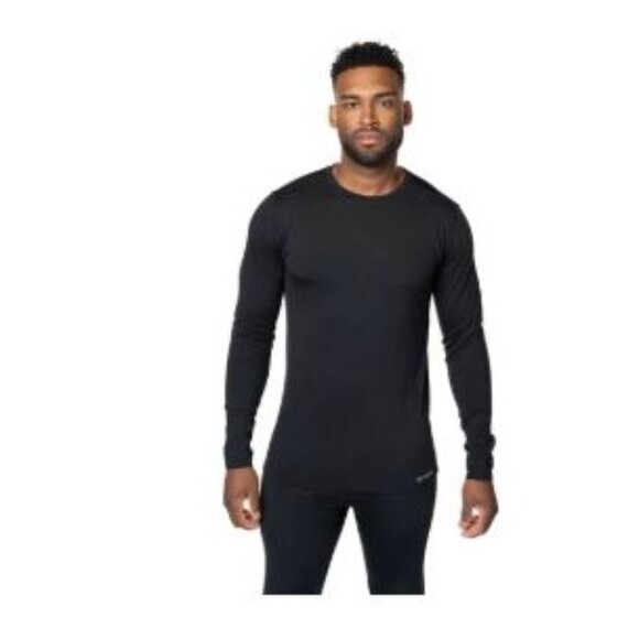 Hot Chillys Mens Micro Elite Chamois Crewneck Top Midweight Fit Base Layer Large - Picture 1 of 6